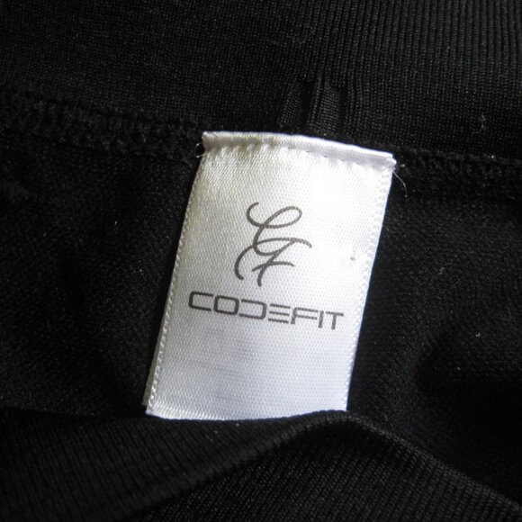 CodeFit Black and Blue Ombre Seamless 7/8 Length Legging L/XL - Picture 5 of 6